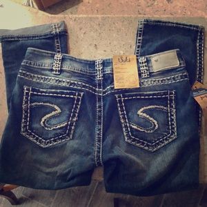 Silver Suki Mid Capri